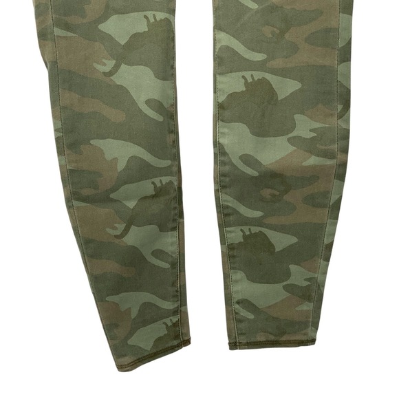 Rock & Republic Denim Rx Fever Pull On Skinny Ankle Jeans Women's 2 M Green Camo - Picture 4 of 9
